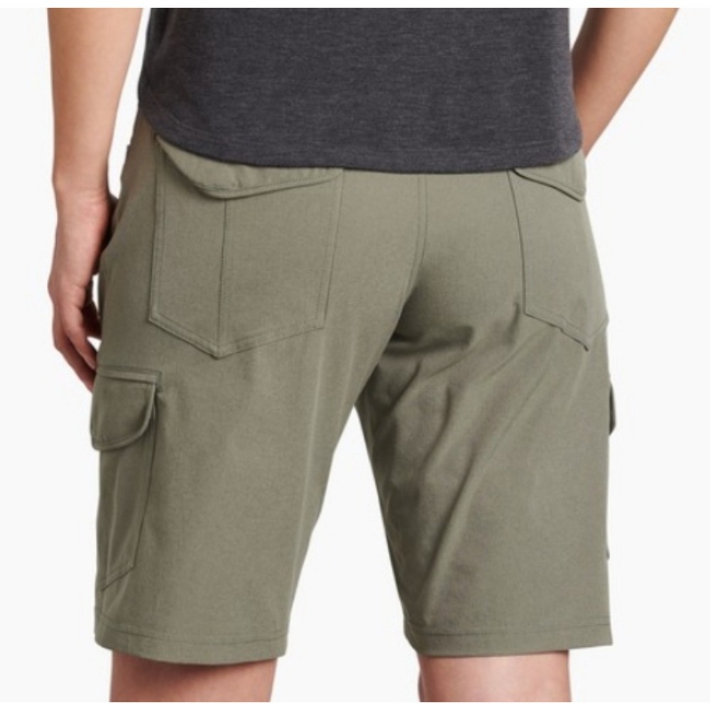 KUHL‎ Womans Freeflex Cargo Shorts Army Green Size 20W - Picture 2 of 10